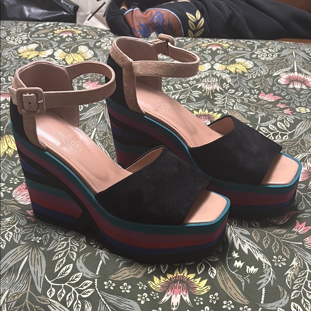 Hermés Colorful Platform Sandals
